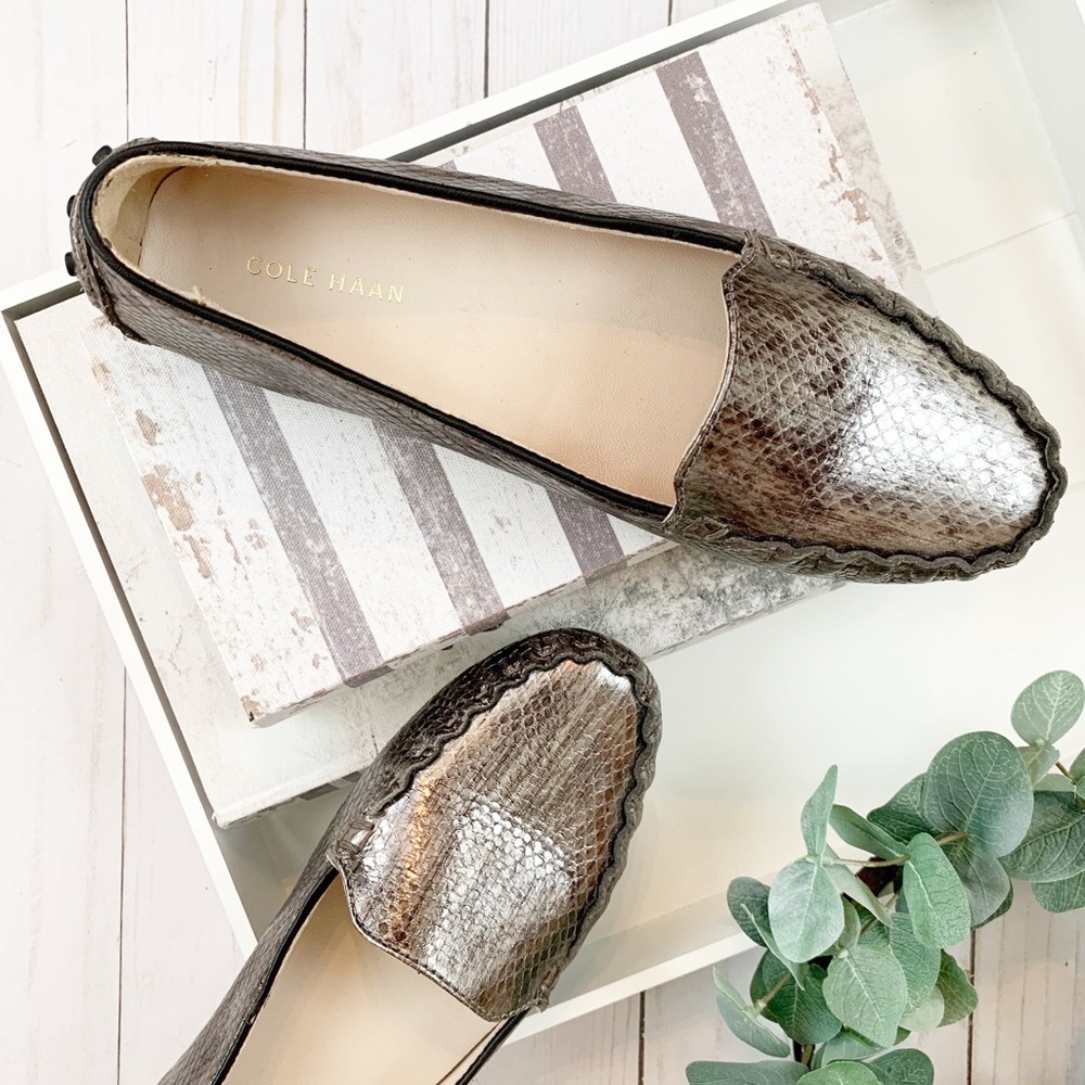 {Cole Haan} Cary Venetian Metallic Driving Loafer